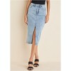 VENUS Womens Denim Midi Skirt - 2 of 4