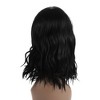 Unique Bargains Women's Fluffy Curly Wavy Medium Long Hair Curly Wig 16" with Wig Cap - 4 of 4