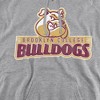 Brooklyn College Official Distressed Primary Logo Adult Pull-Over Hoodie - 2 of 4