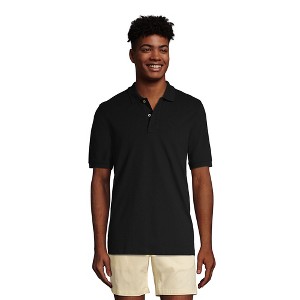 Lands' End Men's Short Sleeve Comfort-First Mesh Polo Shirt - 1 of 2