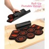 HONGGE Portable Roll-Up Electronic Drum Set with Dual Pedals, Built-In Speakers & Headphone Jack - 4 of 4