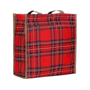 Signare USA Royal Stewart Tartan Red Shopper Bag - 1 of 4