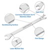 Unique Bargains 3cr13 Stainless Steel Chrome Plated Thin Metric Double Open-Ended Wrench - 3 of 4