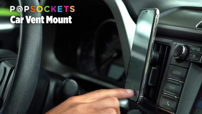 PopSockets PopMount Car Vent Mount, 2 of 5, play video