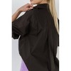 Women's Drop Placket Collared Shirt - 2.7 AUGUST APPAREL - 2 of 2