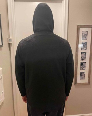 Men's Textured Fleece Hoodie - All In Motion™ Black Xxl : Target