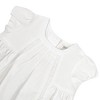 Hope & Henry Baby Short Sleeve Special Occasion Linen Pintuck Dress, Infant - 3 of 4