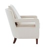 NicBex Velvet Accent Chair,Upholstered Living Room Chairs with Open Arm Design and Solid Wood Legs,Modren Armchair,Club Chairs for Living Room - 4 of 4