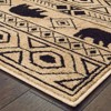 Oriental Weavers Woodlands 9651A Ivory/ Black Indoor Area Rug - 5'3" x 7'3" - 2 of 3