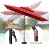 Pellebant 10 x 6.5 FT Rectangular Double Top Patio Market Umbrella with Tilt & Crank - 4 of 4