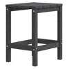 vidaXL Adirondack Table Outdoor Side Table for Front Porch Anthracite HDPE - 2 of 4