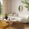 TOV Furniture Athen Faux Stone Coffee Table in Nude - 2 of 4