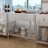 Stainless Steel Utility Sink - Freestanding Commercial Sink with Faucet for Garage/Laundry/Shop - 4 of 4