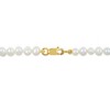 EVERLY JEWELRY | 3-4mm Cultured Freshwater Pearl Bracelet with Yellow Plated Silver Lobster Clasp - image 2 of 4