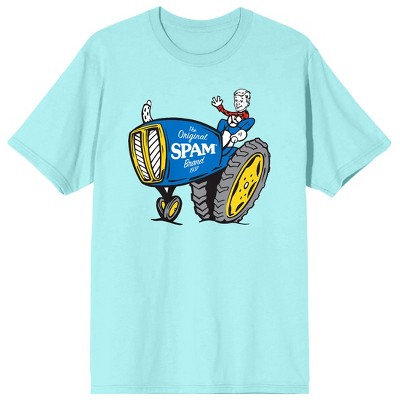 The Original Spam 1937 Boy and Tractor Men’s Celadon T-Shirt