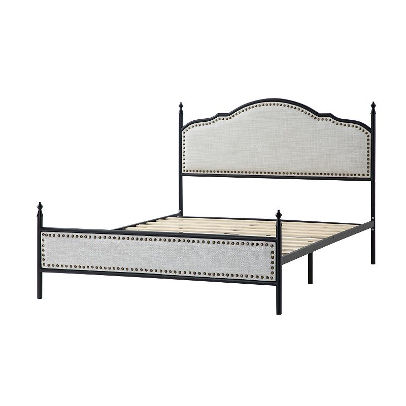 Hylario 56.2" Contemporary Platform Bed with Headboard and Footboard | ARTFUL LIVING DESIGN, 3 of 11