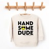 The Juniper Shop SmileyWorld Handsome Dude Sunglasses Toddler Sweatshirt - 4T - Natural - 2 of 4