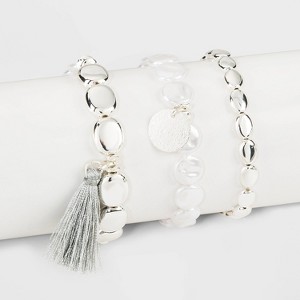Bracelet Set - A New Day White/Silver, Women