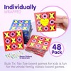 4E's Novelty offers a Bulk 48 Pack of Foam Tic Tac Toe Games, perfect for Kids' Birthday Party Favors, Goody Bag Fillers, and Educational Toys - 4 of 4