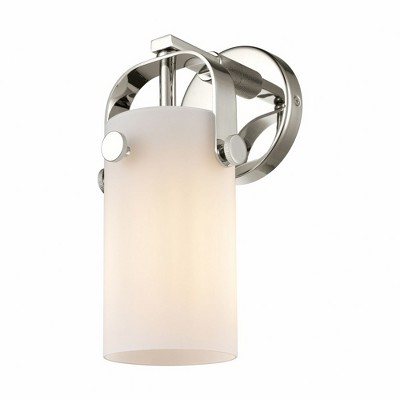 Pilaster II Cylinder - 1 Light Wall Sconce In Contemporary Style-10.5 Inches Tall and 4.5 Inches Wide