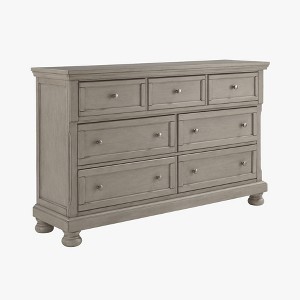 Lettner Dresser Light Gray - Signature Design by Ashley: Traditional 7-Drawer Storage - 1 of 4