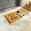 Evergreen Baby It's Cold Outside Snowman Coir Mat Indoor Outdoor Natural Coir Doormat Home Decor - 2 of 2