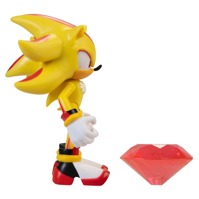 Sonic the Hedgehog 4&#34; Figure Modern Super Shadow with Chaos Emerald Wave 4, 5 of 9