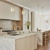 CityFurn 1-Light Modern Crystal Glass Bell Pendant Light for Kitchen Island - 3 of 4
