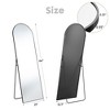 Runesay Floor Standing Mirror, Wall Mirror with Stand Aluminum Alloy Thin Frame - 2 of 4