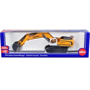 Liebherr 976 Hydraulic Excavator Yellow 1/87 (HO) Diecast Model by Siku - 1 of 4