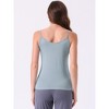 INSPIRE CHIC Women's Camisole V Neck Sleeveless Cami Undershirt Spaghetti Strap Tank Pajama Tops - 4 of 4