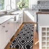 Soft Shaggy Diamond Runner Rug, Non-Slip Plush Carpet for Bedroom, Kids' Room & Living Room, Machine-Washable Fluffy Floor Mat - 3 of 4