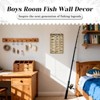 Fishing Gifts Vintage Freshwater Game Fish Knowledge Metal Sign for Man Cave, Boys Room - 4 of 4