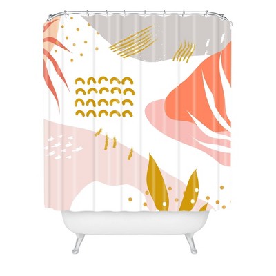 Hello Twiggs Memphis Shower Curtain Pink - Deny Designs