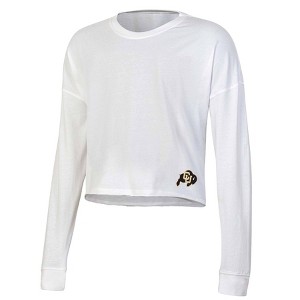 NCAA Colorado Buffaloes Women's White Long Sleeve T-Shirt - 1 of 3