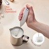 Peach Street Powerful Handheld Milk Frother, Mini Frother Wand, Battery Operated Stainless Steel Mixer, With Stand. for Milk, Latte - 3 of 4