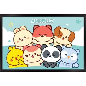Trends International Anirollz - Group Framed Wall Poster Prints - 1 of 4