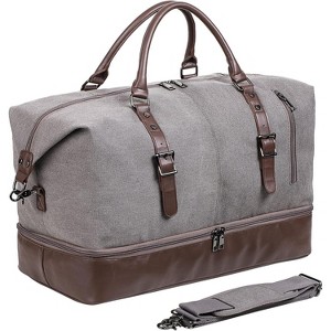 Weekender Overnight Carry-On Travel Bag with Dedicated Shoe Pouch, Large Capacity Duffle for Short Trips - 1 of 4