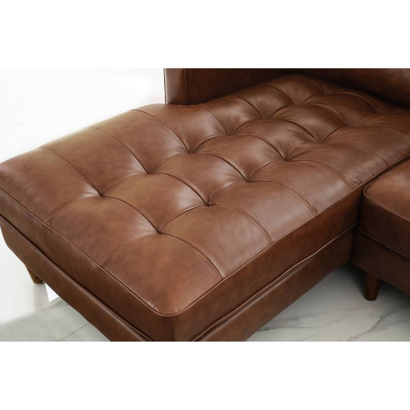 Hobbes Mid-Century Sectional Camel - Abbyson Living, 5 of 10