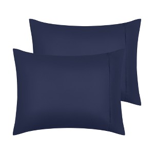 Unique Bargains Soft Comfortable Envelope Closure Polyester Pillowcases 2 Pcs - 1 of 4
