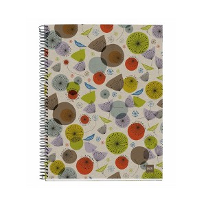 Miquel Rius 100% PCW Recycled 4 Subject Lined Notebooks, 11" x 9", 120 Sheets, Heavyweight Paper, Subjects Separated by Color, Cardboard Cover - 1 of 1