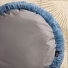 NICOLE MILLER NEW YORK PET Ellie Fuzzy Solid Donut Pet Bed - 3 of 4
