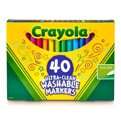 Crayola 40ct Fine Line Markers - Multicolor