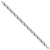 Black Bow Jewelry Black & White Diamond 8mm Heart Bracelet in Sterling Silver, 7.5 Inch - 2 of 4
