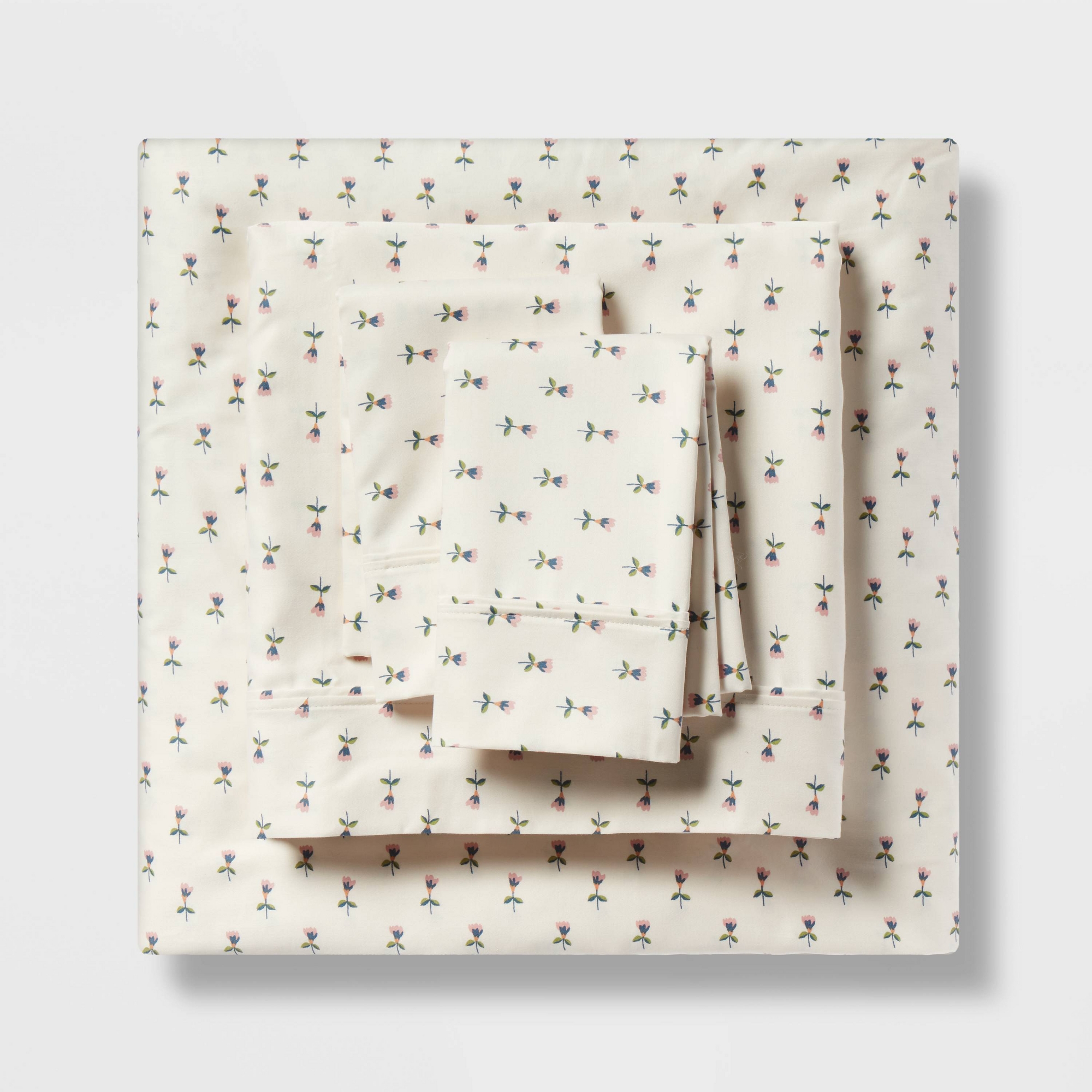 King Printed Performance 400 Thread Count Sheet Set Tulip Toss - Threshold™