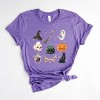 Simply Sage Market Halloween Chart Stars Short Sleeve Tee - M - Grape - 2 of 4