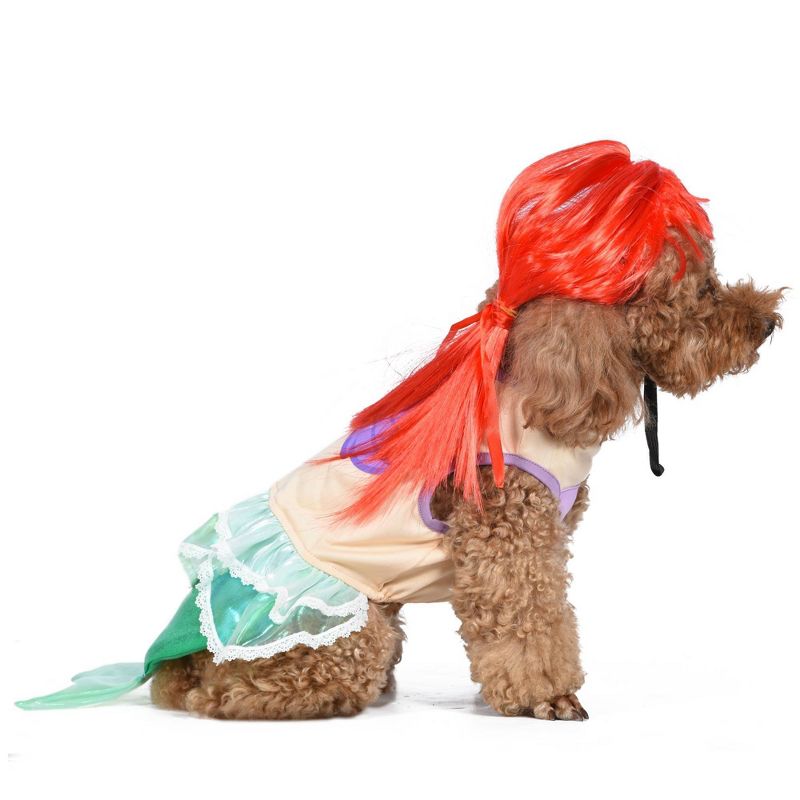 Halloween Disney Little Mermaid Dog Costume, 4 of 7