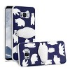 Reiko Samsung Galaxy S8 Edge/ S8 Plus TPU Design Case with 3D Soft Silicone Poke Squishy Polar Bear in Blue - 2 of 4