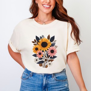 Simply Sage Market Sunflower Garden Garment Dyed Tee - 1 of 4