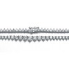 Graduated Tennis Chain Necklace with Clear Cubic Zirconia – A Stunning and Elegant Piece Featuring a Graduated Design with Sparkling Clear Stones - 3 of 3